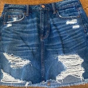 jean skirt